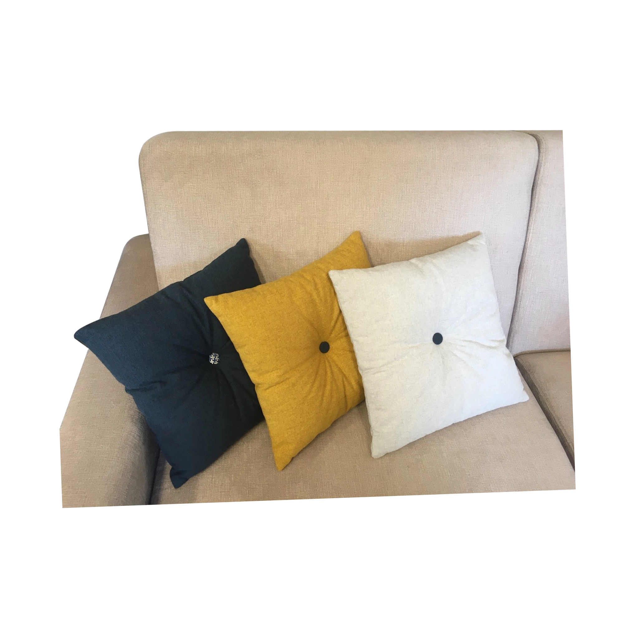 Decorative Cushion with Button